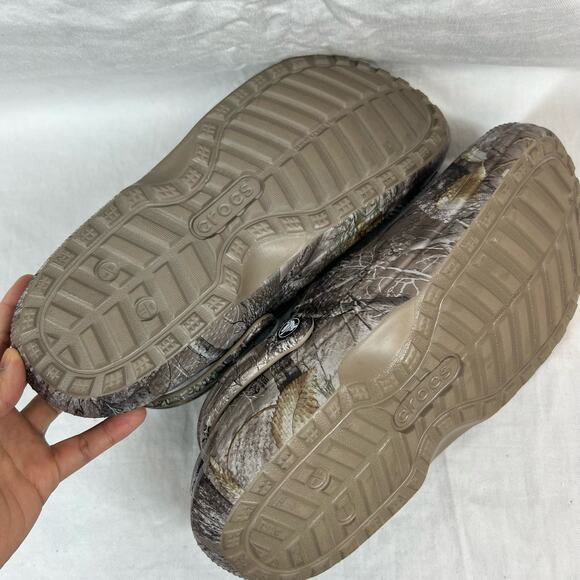 Corcs Classic fleece lined hunter camo print realtime Edge Clogs Unisex - Picture 5 of 6